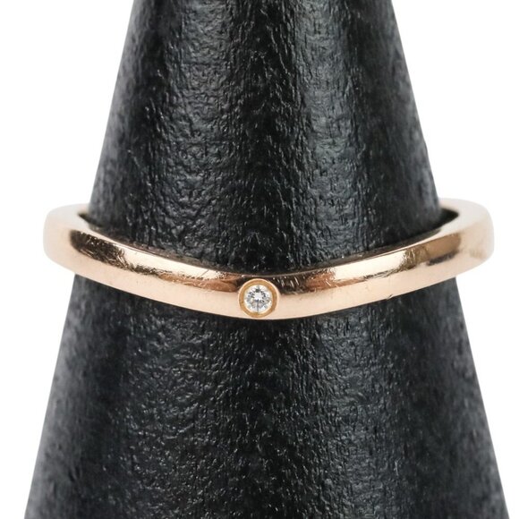 CARTIER Rose Gold Diamond Ring - Picture 1 of 9